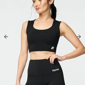 Forme Black Sports Bra